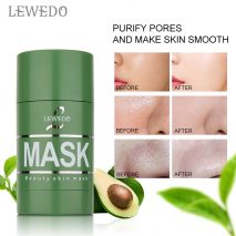 LEWEDO Deep Cleansing Green Stick Green Tea Stick Mask Purifying Clay Stick Facial Mask Oil Control Anti-acne Whitening Skincare