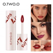 O.TWO.O Velvet Matte Lip 18 Shades Lip Mud Long Lasting Women Fashion Waterproof Lip Gloss Lip Tint Makeup Cosmetics Lipstick