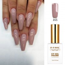 RS Nail 15ml led uv color gel nail polish nude color No.165 nail design gel lacquer manicure vernis semi permanant